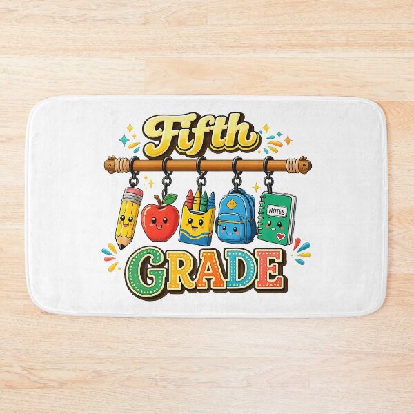 Item preview, Fifth Grade Classroom Fun Cute Student Gift designed and sold by QuiteOrbit.