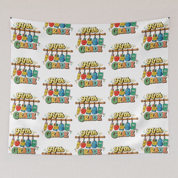 Item preview, Fifth Grade Classroom Fun Cute Student Gift designed and sold by QuiteOrbit.