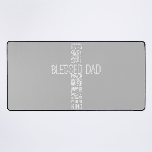 Item preview, Fathers Day Blessed Dad Cross Words Christian Papa Daddy Men designed and sold by mjohnson9.