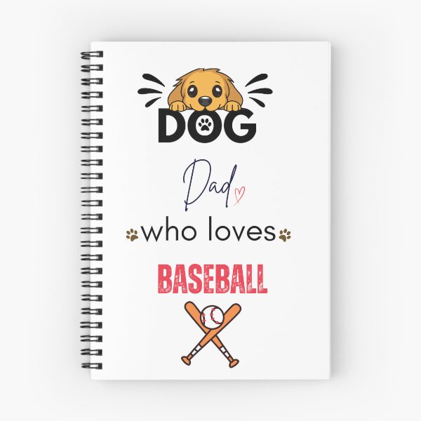 Item preview, Dog Dad Who Loves Baseball designed and sold by PawFitt.