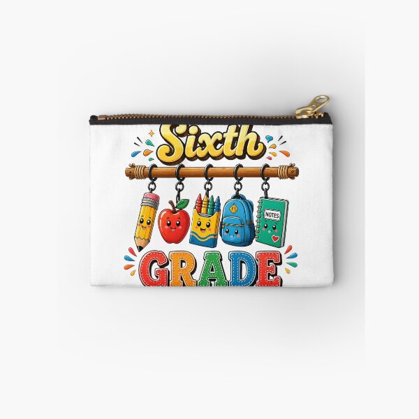 Item preview, Colorful Sixth Grade Back To School Kids Design designed and sold by QuiteOrbit.