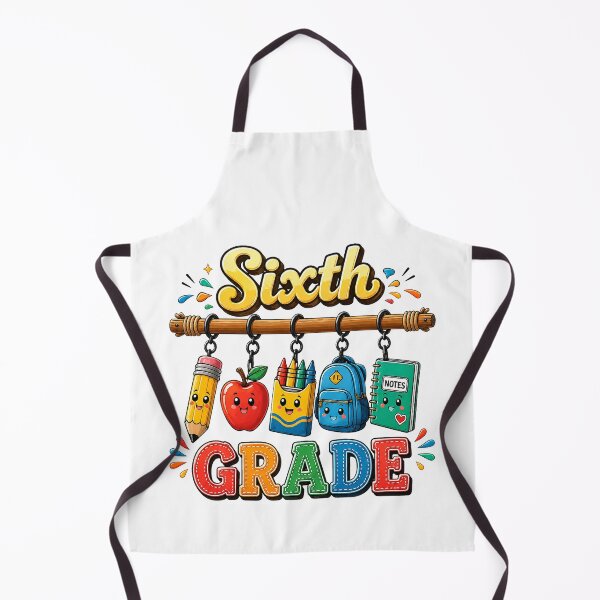 Item preview, Colorful Sixth Grade Back To School Kids Design designed and sold by QuiteOrbit.