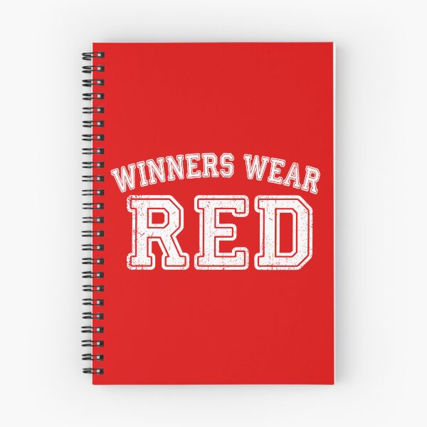 Item preview, Winners Wear Red Winning Mentality Sports Fan Competition designed and sold by Doodleoub.