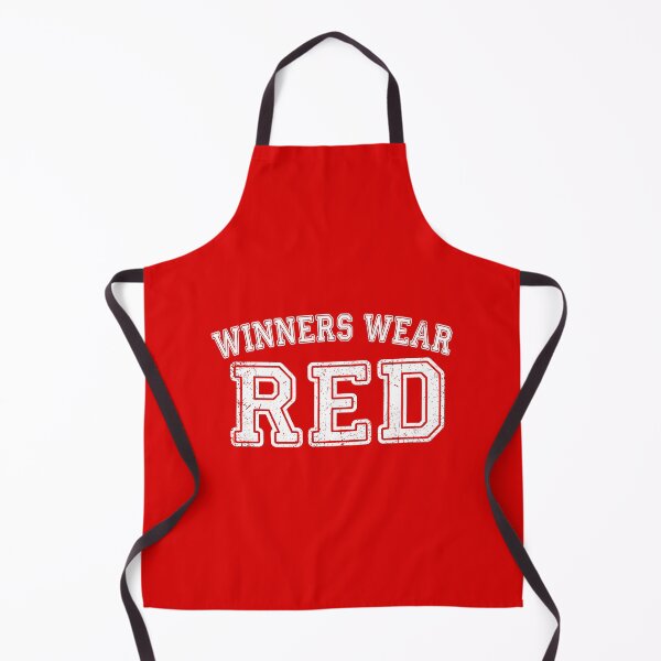 Item preview, Winners Wear Red Winning Mentality Sports Fan Competition designed and sold by Doodleoub.