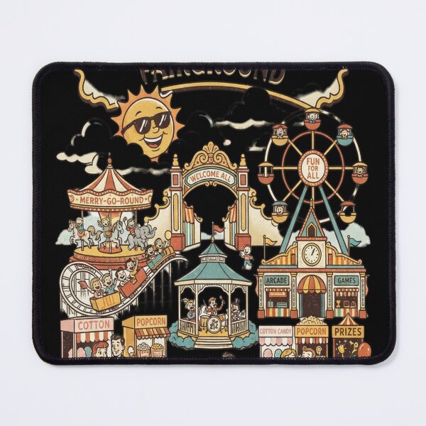 Item preview, Pleasure Island Fairground - Vintage Cartoon - Classic designed and sold by catrizmorkess.