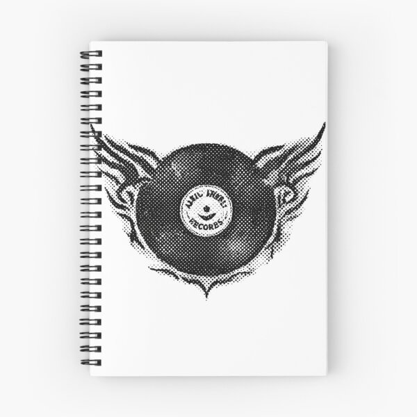 Item preview, Vinyl record with halftone wings designed and sold by AKRAMlogo.