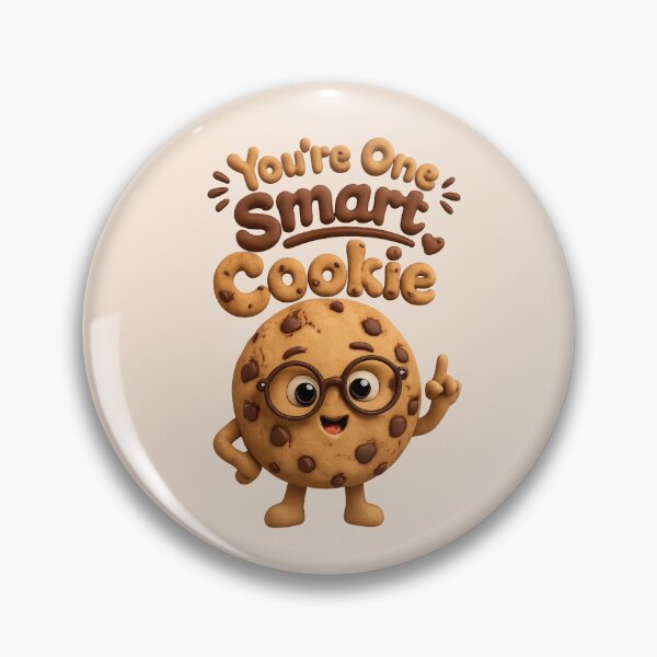 Item preview, Cute You're A Smart Cookie Pun | Kawaii Cookie Character designed and sold by Moons Studio.