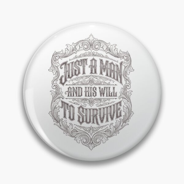 Item preview, Just A Man To Survive Song Lyric Typographic designed and sold by mazyoy.