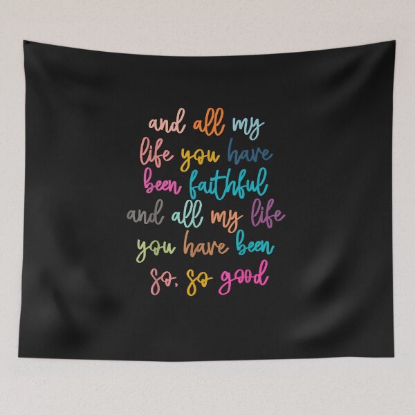 Item preview, All My Life You Have Been Faithful Christian Bible Verse designed and sold by FrankIsabel.