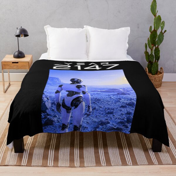 Item preview, Year 2147 Futuristic Cyberpunk Sci-Fi Streetwear designed and sold by TEEJAMBOREE.