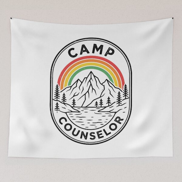 Item preview, Camp Counselor Summer Camp Outdoor Nature Mountains Adventure designed and sold by Doodleoub.