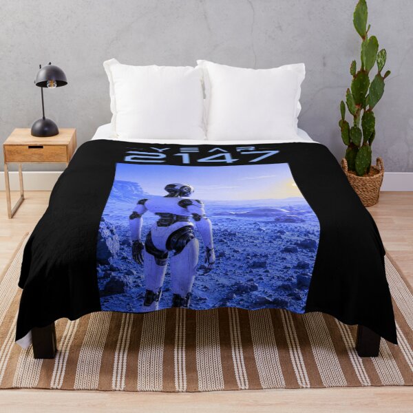 Item preview, Year 2147 Futuristic Cyberpunk Sci-Fi Streetwear designed and sold by TEEJAMBOREE.