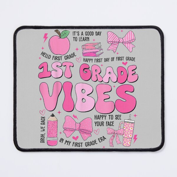 Item preview, First Day of 1st Grade Vibes Pink Bow Kids Girls Coquette designed and sold by mjohnson9.