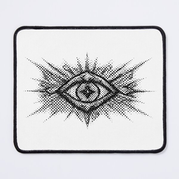 Item preview, Radiant mystical eye in halftone style designed and sold by AKRAMlogo.