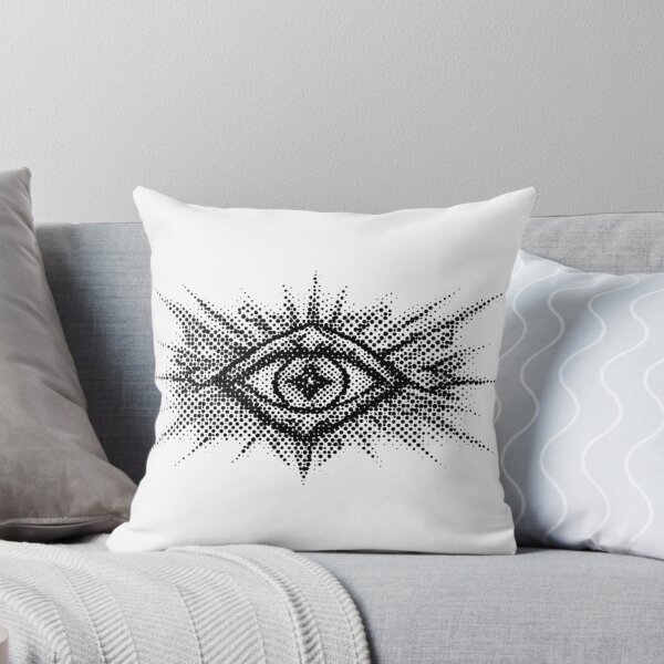 Item preview, Radiant mystical eye in halftone style designed and sold by AKRAMlogo.