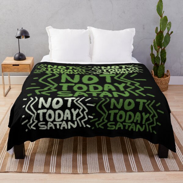 Item preview, NOT TODAY SATAN designed and sold by zzzozzo.