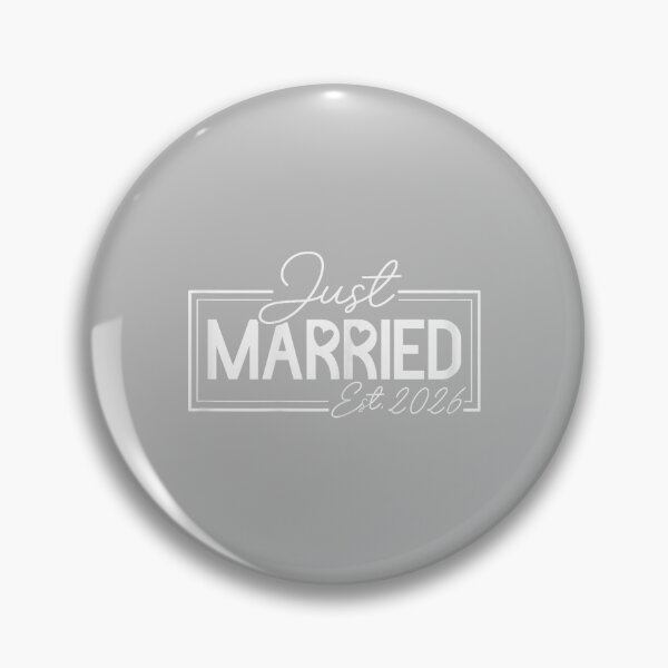 Item preview, Just Married 2026 Couple Newlywed Bride and Groom Wedding designed and sold by ArleneRowe.
