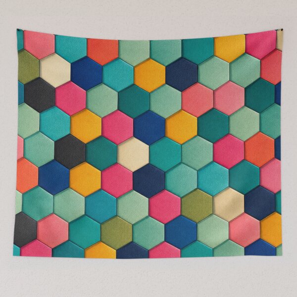 Item preview, Tropical Modern Faceted Mid Century Pattern designed and sold by scicilysimonee.