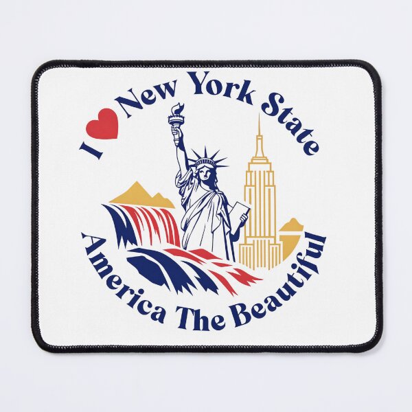 Item preview, New York State Travel T-Shirt – Empire State Skyline, Nature & Iconic Landmarks designed and sold by Illumine-World.