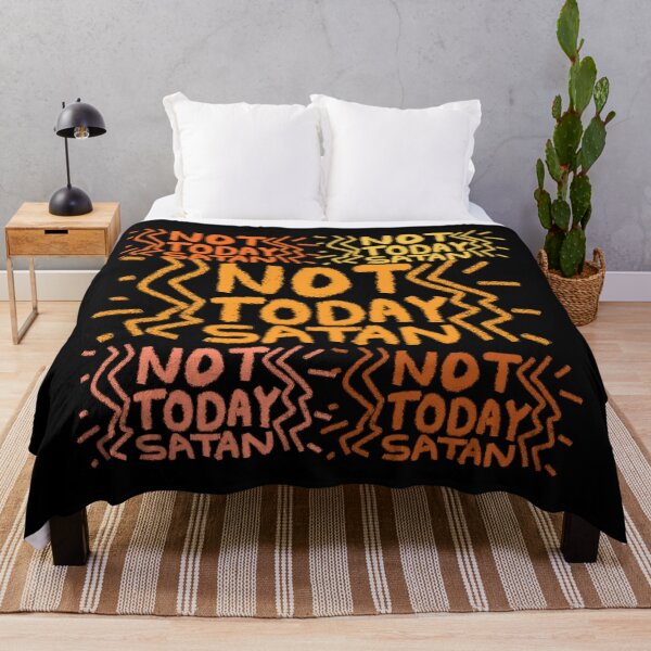 Item preview, NOT TODAY SATAN designed and sold by zzzozzo.