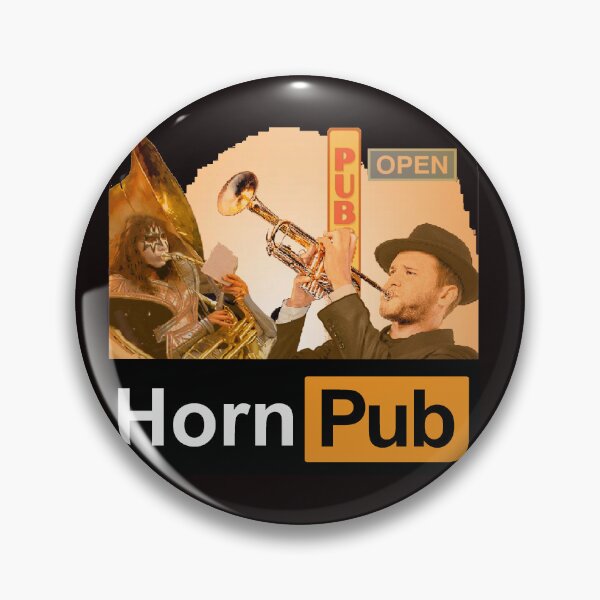 Item preview, horn pub trumpet tuba logo designed and sold by VWscout2.