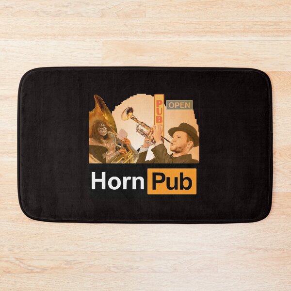 Item preview, horn pub trumpet tuba logo designed and sold by VWscout2.