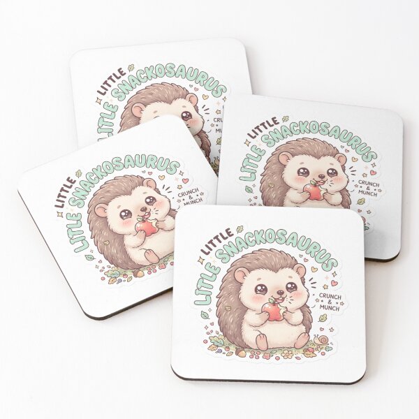 Item preview, Cute Kawaii Little Snackosaurus Hedgehog Sticker | Anime Style Crunch & Munch Chibi Art | Cute Animal Snack Sticker designed and sold by Chipkooo.