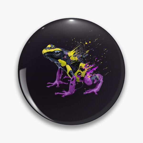 Item preview, Neon Poison Dart Frog Toxic Glitch designed and sold by Artmugic.