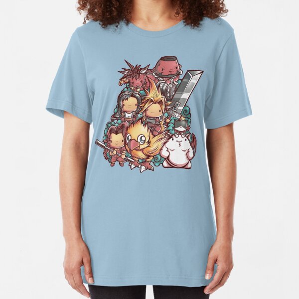 Cute Fantasy VII Slim Fit T-Shirt