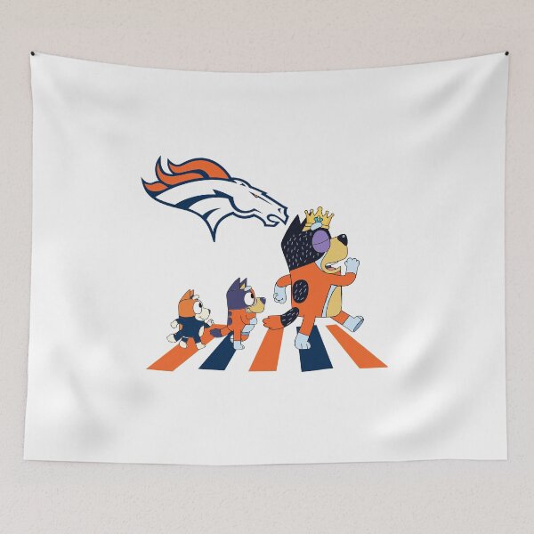 Item preview, BlueyCartoon Dogs Broncos Football Team designed and sold by rathilbruniy.
