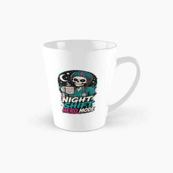 Item preview, Overnight Duty Nurse Skeleton Coffee Warrior designed and sold by markymaarty.