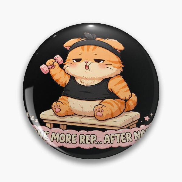 Item preview, One More Rep After Nap - Funny Sleepy Gym Cat Lifting Dumbbell designed and sold by TeeMint5.