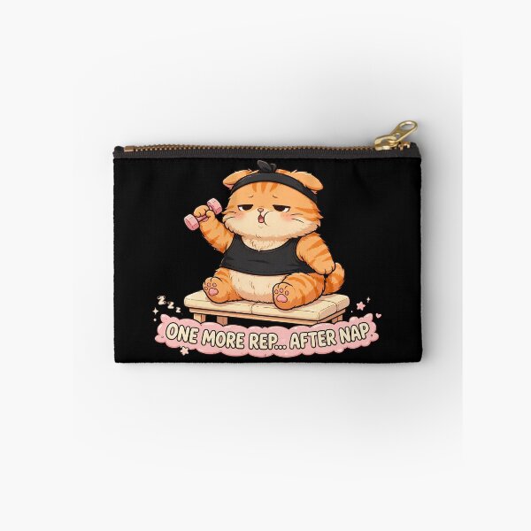 Item preview, One More Rep After Nap - Funny Sleepy Gym Cat Lifting Dumbbell designed and sold by TeeMint5.