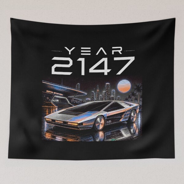 Item preview, Year 2147 Futuristic Cyberpunk Sci-Fi Streetwear  designed and sold by TEEJAMBOREE.