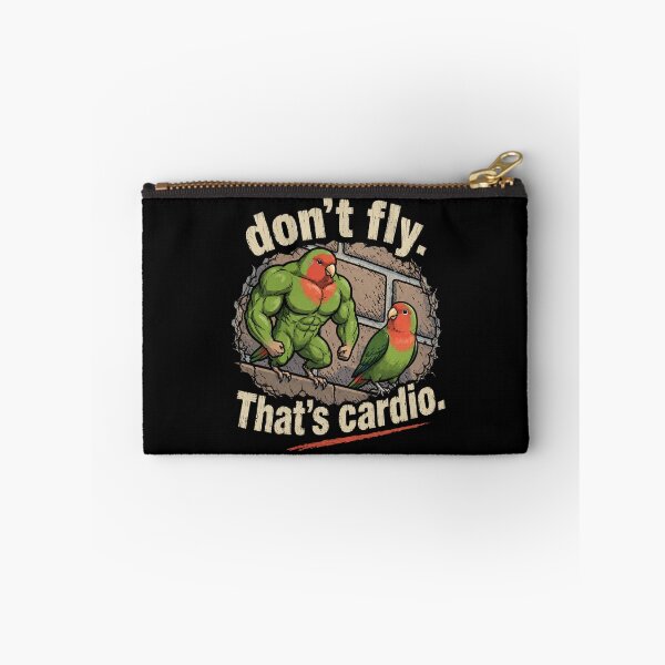 Item preview, Don't Fly, That's Cardio – Funny Muscle Bird Workout T-Shirt designed and sold by DogLord.