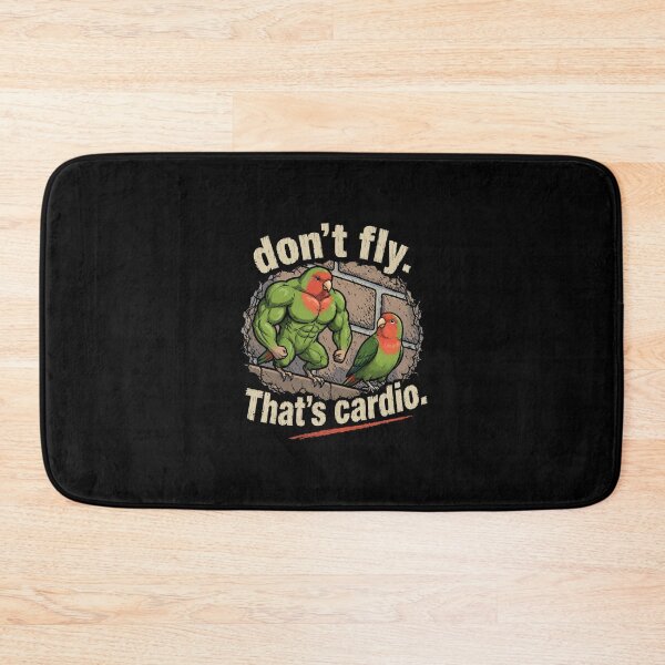 Item preview, Don't Fly, That's Cardio – Funny Muscle Bird Workout T-Shirt designed and sold by DogLord.