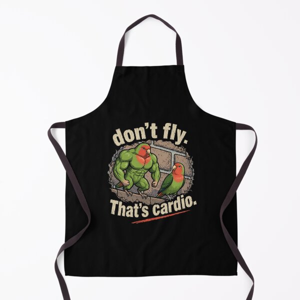 Item preview, Don't Fly, That's Cardio – Funny Muscle Bird Workout T-Shirt designed and sold by DogLord.