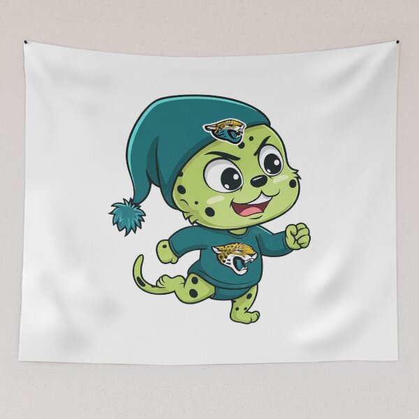 Item preview, Cute Creature Running with Jaguars Logo designed and sold by rathilbruniy.
