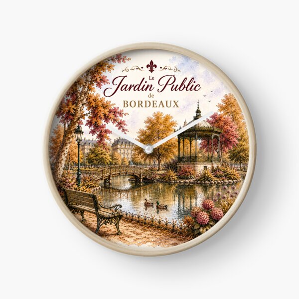 Item preview, Bordeaux Public Garden designed and sold by NoExcusesTraveller .