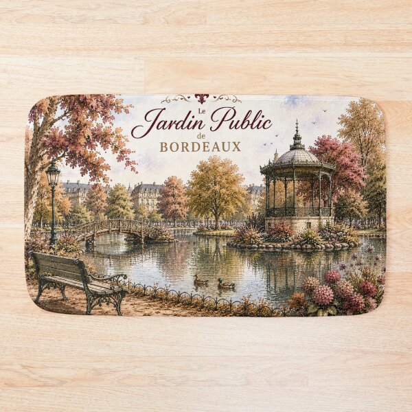Item preview, Bordeaux Public Garden designed and sold by NoExcusesTraveller .