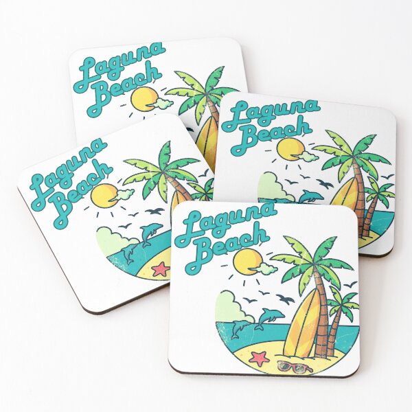 Item preview, Laguna Beach Retro Surf Badge Design designed and sold by DonnaRaine.