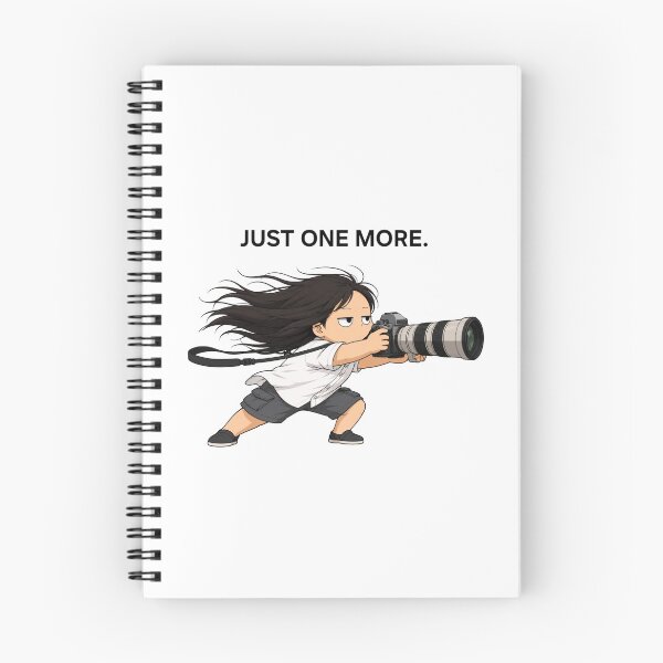 Item preview, JUST ONE MORE. Funny Photography Girl Meme designed and sold by LazyPaw Design.