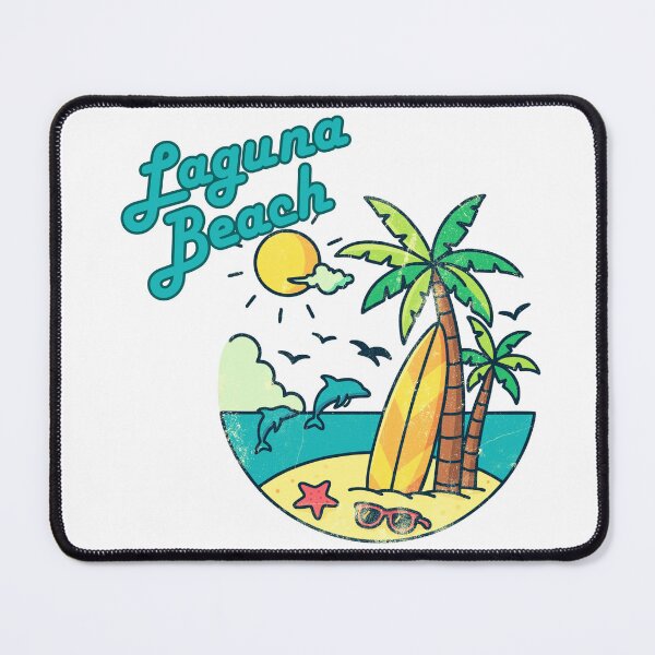 Item preview, Laguna Beach Retro Surf Badge Design designed and sold by DonnaRaine.