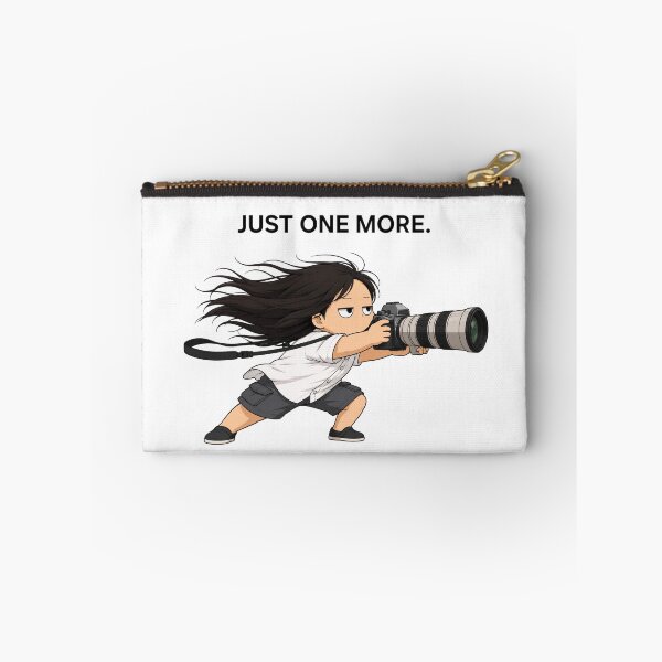 Item preview, JUST ONE MORE. Funny Photography Girl Meme designed and sold by LazyPaw Design.
