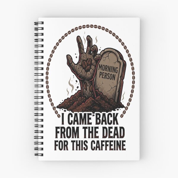 Item preview, I Came Back From The Dead For This Caffeine Funny Zombie Coffee designed and sold by AuraVerse Apparel.