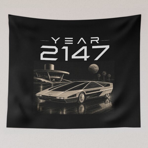 Item preview, Year 2147 Futuristic Cyberpunk Sci-Fi Streetwear  designed and sold by TEEJAMBOREE.