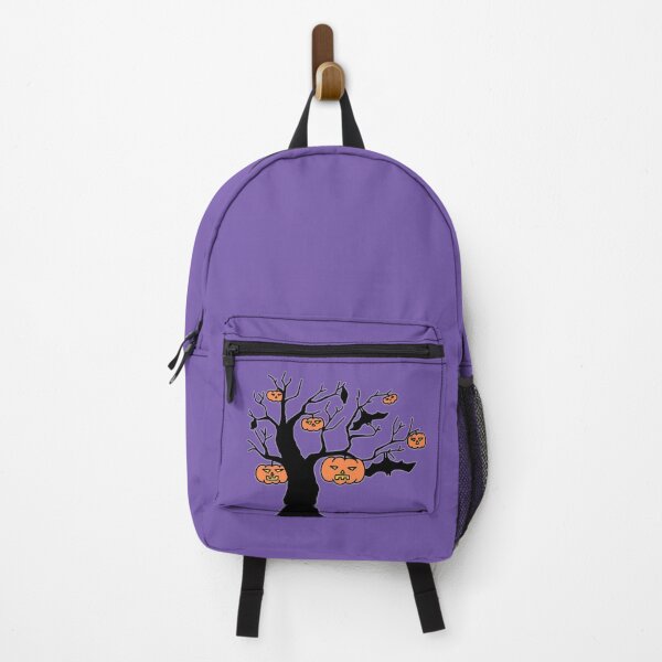 Item preview, Halloween Spooky Tree with Jack O Lantern Pumpkins and Bats designed and sold by ubborn.
