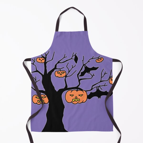 Item preview, Halloween Spooky Tree with Jack O Lantern Pumpkins and Bats designed and sold by ubborn.