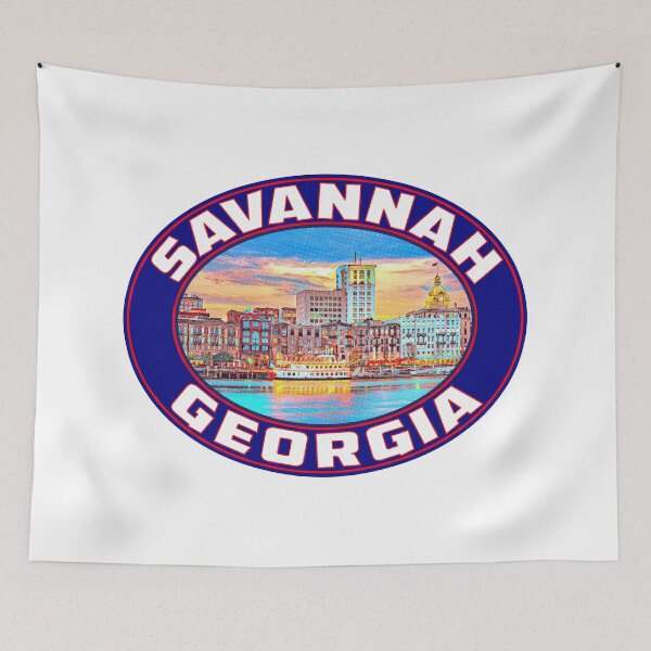 Item preview, Savannah Georgia Vintage Travel Vacation Luggage designed and sold by Travel Time.