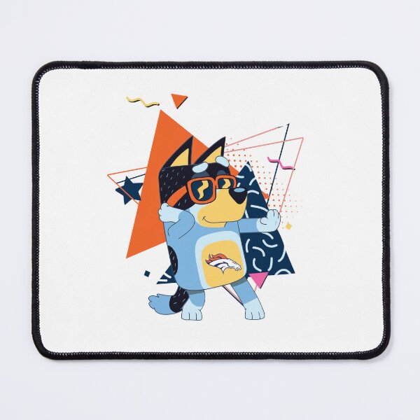 Item preview, Dab BlueyDog Glasses Geometric Broncos designed and sold by rathilbruniy.